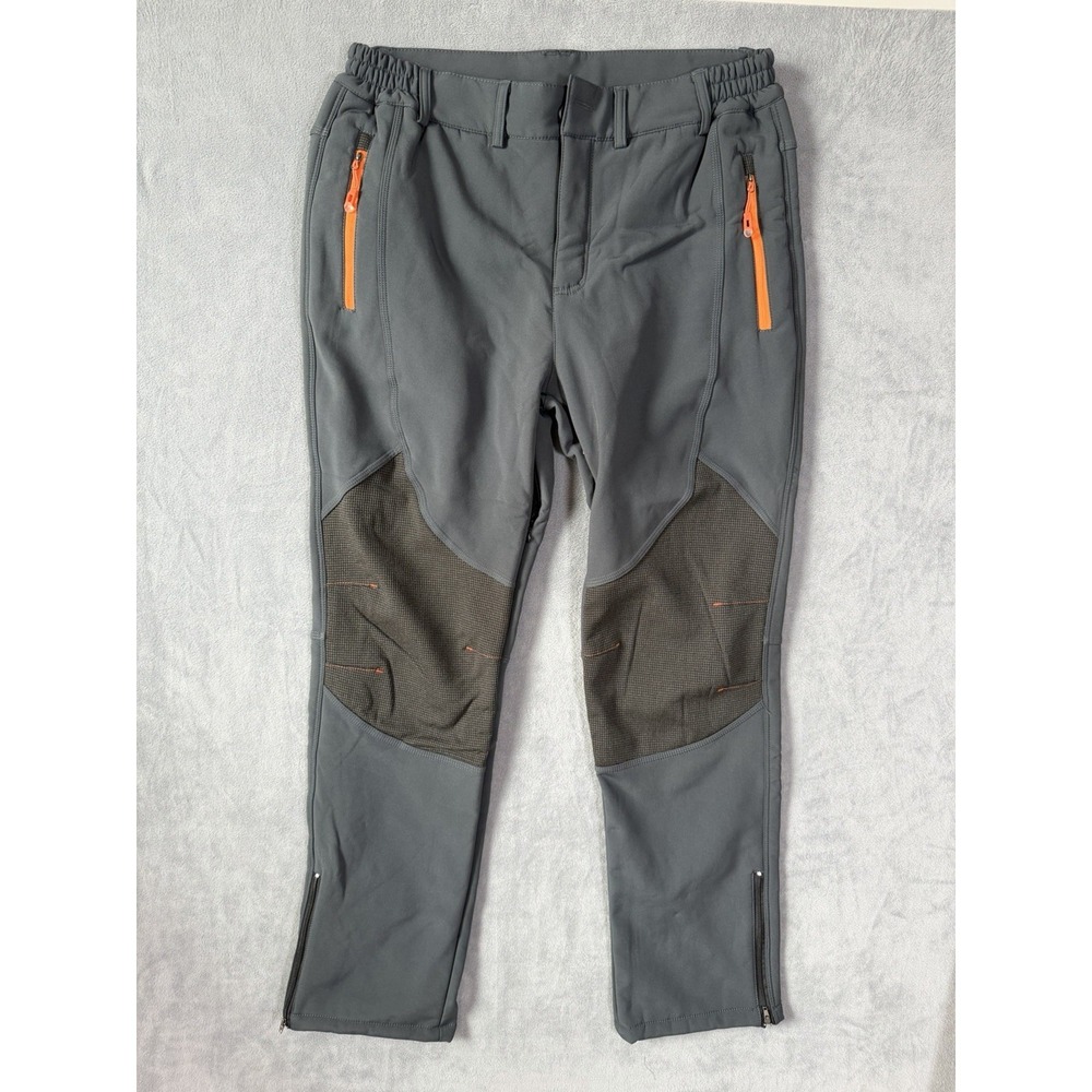 Men's‎ Boogear Outdoor Pants Size 32x30 Gray Hiking Snow Climbing Pockets